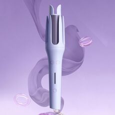 RD-2118 32mm arricciacapelli automatico a induzione intelligente ferro arricciacapelli automatico rotativo elettrico, spina CN (viola)