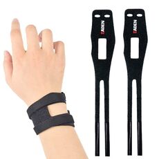 1 paio EADEN Sport Tutore da polso Yoga Fitness TFCC Supporto da polso, Taglia: S (nera rinforzata)
