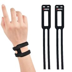 1 paio EADEN Sport Tutore da polso Yoga Fitness TFCC Supporto da polso Cover, Taglia: S (Nero confortevole)
