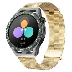 Per Huawei Watch GT3 SE Milan cinturino doppio in acciaio magnetico (oro)