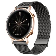 Per Huawei Watch GT 2e / GT 42mm/46mm cinturino Milano con doppia maglia magnetica in acciaio (grigio)