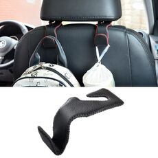 Sedile posteriore multifunzione nascosto per auto, piccolo gancio (nero)