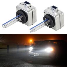 1 paio D8S 8000K Car HID Xenon Kit lampadina faro (luce bianca)