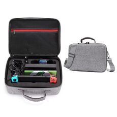 Valigia portatile per tracolla singola EVA per Nintendo Switch (grigia)