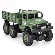 JJR / C 1:18 2.4Ghz 4 Canali Telecomando Dongfeng 8 Veicolo per camion con armatura a sei ruote (verde)