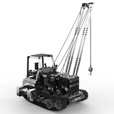 MoFun SW (RC) -010 2.4G Telecomando senza fili Gru laterale a 10 canali per bambini Giocattolo assemblato in acciaio inossidabile fai da te