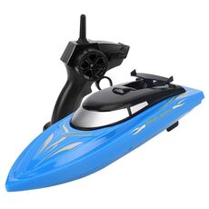Giocattolo di controllo remoto della barca RC di 2,4 g (blu)