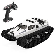SG-1203 1:12 2.4G Simulazione Telecomando EV veicolo cingolato carro armato fuoristrada modello di auto giocattolo (bianco)