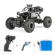 HD6241 1:16 Veicolo fuoristrada telecomandato per bambini a quattro ruote da arrampicata in montagna (argento)