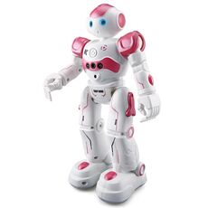 JJR / C R2 CADY WIDA RC Robot Sensore di gesti Danza Programma intelligente Giocattolo Regalo per bambini Intrattenimento per bambini con telecomando (Rosa)
