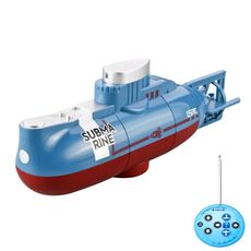 Giocattolo per bambini sottomarino con telecomando per ricarica mini USB LSRC (blu)