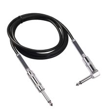 TC048SL Cavo audio per chitarra elettrica da 6,35 mm direttamente al gomito, lunghezza cavo: 3 m