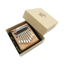 Mini 8 Tone thumb Piano Kalimba Strumenti musicali, confezione regalo (quadrato in legno)