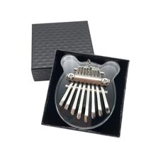 Mini 8 Tone thumb Piano Kalimba Strumenti musicali, confezione regalo (orso acrilico)