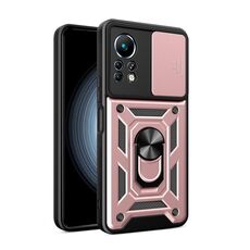 Per Infinix Note 11 4G Custodia per cellulare con design scorrevole per fotocamera (oro rosa)