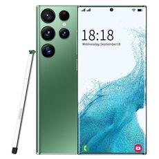 S22Ultra 5G D12332, 2 GB + 16 GB, schermo da 6,7 pollici, Identificazione facciale, Android 8.1 MTK6753 Octa Core, rete: 4G (verde)