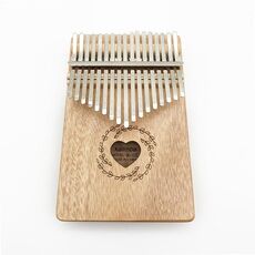 17 tono mogano wood thumb Piano Kalimba