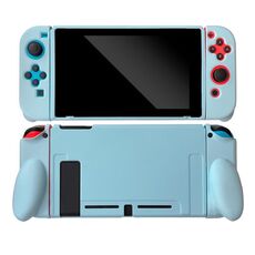 Per Nintendo Switch Pure Color Colour TPU Case (blu)