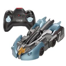 Telecomando a distanza del telecomando Automobile Mini Electric Telecoming Telecomando per bambini Giocattolo per bambini (Blue Lightning Handle RC Edition)