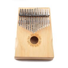 17-tono thumb Piano Kalimba principianti Introduzione Pianoforte dita, Colore: in legno