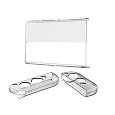 Kit di protezione dell'host del DBE TNS-1133B + maniglia sinistra e destra Copertura di protezione anti-caduta di cristallo per interruttore OLED (colore trasparente)