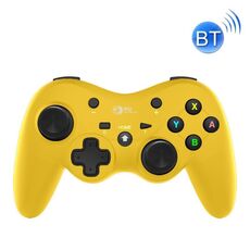 Mingpin MB-S810 Bluetooth wireless Bluetooth Gamepad a sei assi per Nintendo Switch Pro (Giallo)