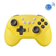 SW-01 Maniglia del gioco Bluetooth senza fili con mini Vibrazione di sensazione del corpo a sei assi per Nintendo Switch Lite (Giallo)