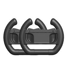 DOBESinistra eDestramanigliaVolantePerinterruttoreOLED/Switch,Specification:nero(2pcs / pack)