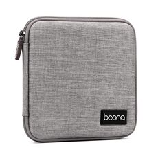 Baona BN-F021 Automobile Home DVD CD Storage Bag Game Game Borsa per stoccaggio per PS4 (Grigio)