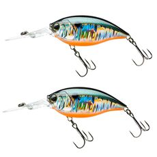 CB034/E 2pcs Laser interno Deep Dive Pesca in mare Rock Fat Fake Bait Plastic Stiff Bait