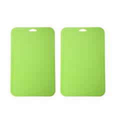 Tagliere ausiliario per bambini 2 pezzi Tagliere per frutta e verdura Tagliere in plastica (verde)