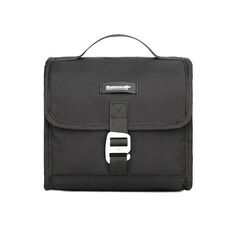 Rhinowalk RK9106 Borsa da manubrio pieghevole per ciclismo all'aperto Borsa da bici multifunzionale (nero pieno)