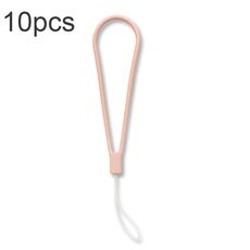 Corda anti-perdita per cordino per telefono cellulare con motivo in silicone da 10 pezzi (pompelmo)