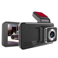 XH-V2 4 pollici Registratore di guida HD Night Vision Installazione gratuita Dash Camera, Stile: Touch Model (Dual Record)