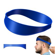 Salon Neck Hair Line Guide Barber Trim Righello Capelli Strumento fai da te Strumenti per tagliare i capelli(Blu)