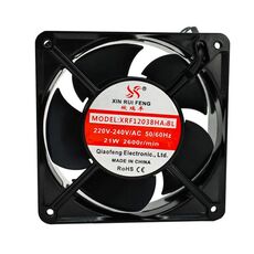 XIN RUI FENG XRX12038 Ventola di raffreddamento a doppio rullo da 380 V 12 cm Albero dell'armadio di distribuzione dell'alimentazione dell'armadio