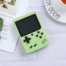 MK500 3,0 pollici Macaron Mini Retro Classic Game Game Console per bambini per bambini incorporati 500 Giochi, Supporto uscita AV (verde)