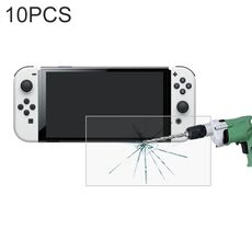 Per Nintendo interruttore OLED 10 PCS 0.26 9H 2.5D vetro temperato Film