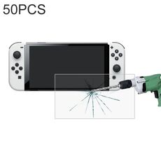 Per Nintendo interruttore OLED 50 PCS 0.26 9H 2.5D vetro temperato Film