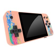 G3 Macaron da 3,5 pollici Schermata a mano console da gioco incorporanea 800 giochi (rosa)