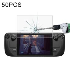 50 PZ 0.26mm 9H 2.5D Pellicola in vetro temperato per console di gioco Steam Deck