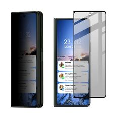 Per Samsung Galaxy Z Fold5 5G imak HD Pellicola protettiva in vetro temperato anti-spia a schermo intero, custodia per telefono