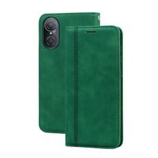 For Honor 50 SE Custodia per telefono in PU con vibrazione orizzontale magnetica aziendale smerigliata (verde)