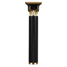 Tagliacapelli elettrico con testa in acciaio a forma di T cava, tagliacapelli elettrico con ricarica USB, colore: nero