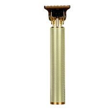 Tagliacapelli con testa in acciaio a forma di T cava Tagliacapelli elettrico con ricarica USB, colore: oro