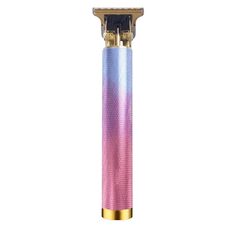 Tagliacapelli con testa in acciaio a forma di T cava Tagliacapelli elettrico con ricarica USB, colore: sfumato