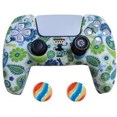 2 pezzi PS5 Gamepad Copertura protettiva in silicone (13+ cappelli)
