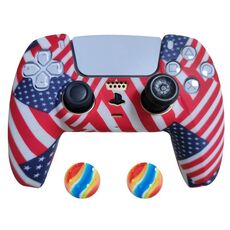 2 PCSPS5coperturaprotettiva in siliconeGamepad(31+Cappelli)