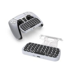 DOBE TP5-0556 Gamepad wireless tastiera Bluetooth con jack per cuffie per PS5 (bianco)