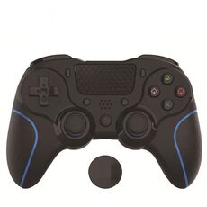 MB-P913 PC PC Somatosensensory Back Key Programming Dual Vibration Bluetooth Gamepad per PS4 Pro (Blu Nero)